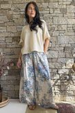 Country Garden Chintz Palazzo Denim